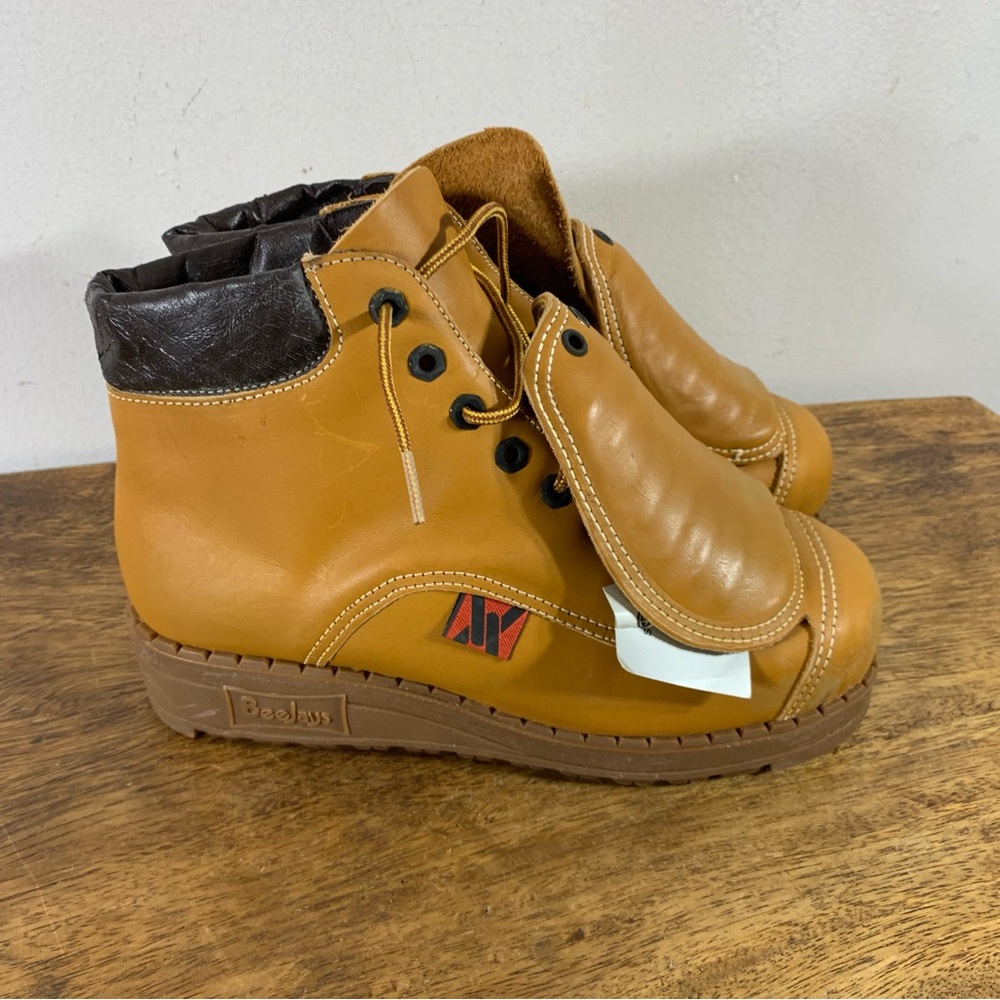 Women's Yellow Ankle Boots - Picture 2 of 14